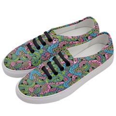 Background Texture Paisley Pattern Women s Classic Low Top Sneakers