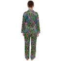 Background Texture Paisley Pattern Women s Long Sleeve Satin Pajamas Set	 View2