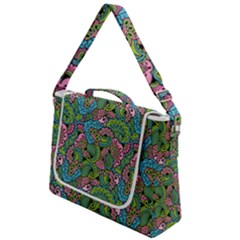 Background Texture Paisley Pattern Box Up Messenger Bag