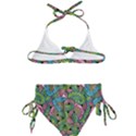 Background Texture Paisley Pattern Kids  Classic Bikini Set View2