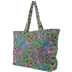 Background Texture Paisley Pattern Simple Shoulder Bag