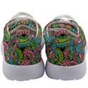 Background Texture Paisley Pattern Kids Athletic Shoes View4