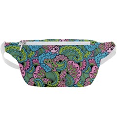 Background Texture Paisley Pattern Waist Bag 