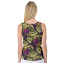 Pattern Vector Texture Style Garden Drawn Hand Floral Women s Basketball Tank Top View2