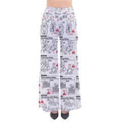 White Printer Paper With Text Overlay Humor Dark Humor Infographics So Vintage Palazzo Pants by Jancukart