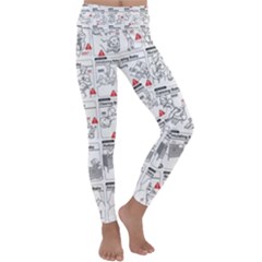 White Printer Paper With Text Overlay Humor Dark Humor Infographics Kids  Lightweight Velour Classic Yoga Leggings