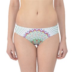 Flower Abstract Floral Hand Ornament Hand Drawn Mandala Hipster Bikini Bottoms