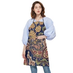 Leaves Flowers Background Texture Paisley Pocket Apron