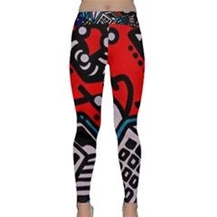 Multicolored Doodle Art Street Art Classic Yoga Leggings