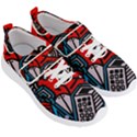 Multicolored Doodle Art Street Art Men s Velcro Strap Shoes View3