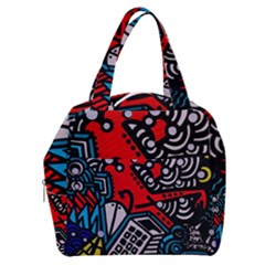 Multicolored Doodle Art Street Art Boxy Hand Bag