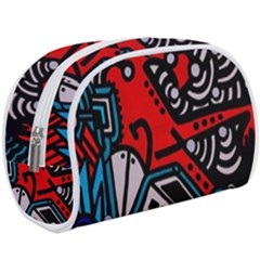 Multicolored Doodle Art Street Art Make Up Case (large)