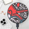 Multicolored Doodle Art Street Art Wireless Fast Charger(Black) View1