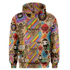 Multicolored Doodle Art Wallpaper Men s Core Hoodie