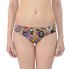 Multicolored Doodle Art Wallpaper Hipster Bikini Bottoms