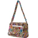 Multicolored Doodle Art Wallpaper Front Pocket Crossbody Bag View2