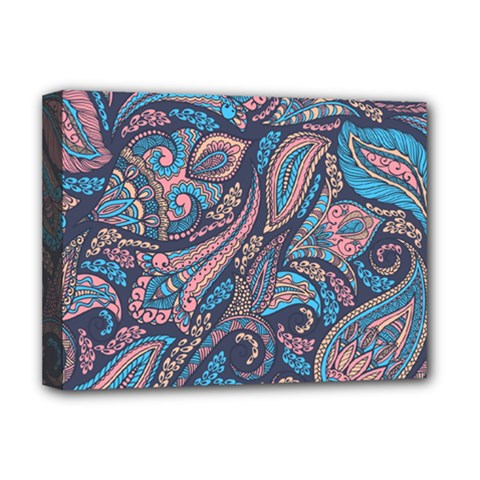 Background Ornament Paisley Deluxe Canvas 16  X 12  (stretched) 