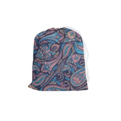 Background Ornament Paisley Drawstring Pouch (medium)