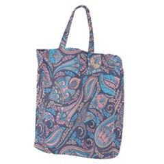 Background Ornament Paisley Giant Grocery Tote by Jancukart