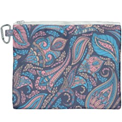 Background Ornament Paisley Canvas Cosmetic Bag (xxxl)