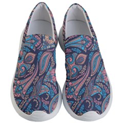 Background Ornament Paisley Women s Lightweight Slip Ons