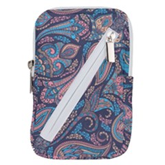 Background Ornament Paisley Belt Pouch Bag (large)