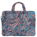 Background Ornament Paisley MacBook Pro 13  Double Pocket Laptop Bag View2