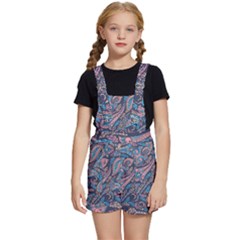 Background Ornament Paisley Kids  Short Overalls