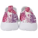 Red And Pink Flowers Vector Art Asters Patterns Backgrounds Men s Slip On Sneakers View4