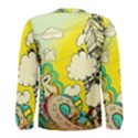 Doodle Wallpaper Artistic Surreal Men s Long Sleeve Tee View2