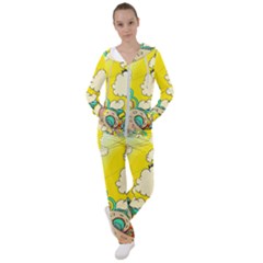 Doodle Wallpaper Artistic Surreal Women s Tracksuit