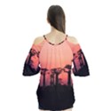 Baobabs Trees Silhouette Landscape Sunset Dusk Flutter Tees View2