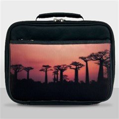 Baobabs Trees Silhouette Landscape Sunset Dusk Lunch Bag