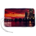 New York City Urban Skyline Harbor Bay Reflections Pen Storage Case (L) View1