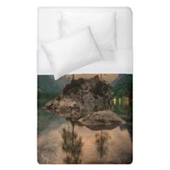 Nature Waters Lake Island Landscape Thunderstorm Duvet Cover (single Size)