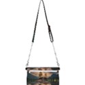 Nature Waters Lake Island Landscape Thunderstorm Mini Crossbody Handbag View2