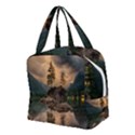 Nature Waters Lake Island Landscape Thunderstorm Boxy Hand Bag View2