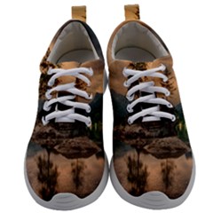 Nature Waters Lake Island Landscape Thunderstorm Mens Athletic Shoes by Jancukart