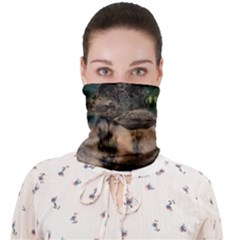 Nature Waters Lake Island Landscape Thunderstorm Face Covering Bandana (adult) by Jancukart