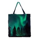 Aurora Northern Lights Phenomenon Atmosphere Sky Grocery Tote Bag View1