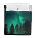 Aurora Northern Lights Phenomenon Atmosphere Sky Duvet Cover Double Side (Full/ Double Size) View1