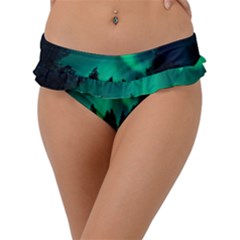 Aurora Northern Lights Phenomenon Atmosphere Sky Frill Bikini Bottoms