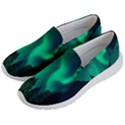 Aurora Northern Lights Phenomenon Atmosphere Sky Women s Lightweight Slip Ons View2