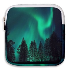 Aurora Northern Lights Phenomenon Atmosphere Sky Mini Square Pouch