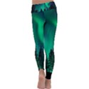 Aurora Northern Lights Phenomenon Atmosphere Sky Kids  Lightweight Velour Classic Yoga Leggings View4