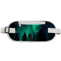 Aurora Northern Lights Phenomenon Atmosphere Sky Rounded Waist Pouch by Jancukart