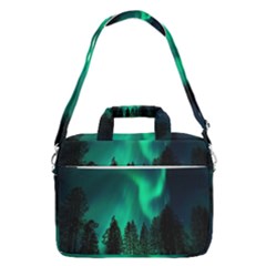 Aurora Northern Lights Phenomenon Atmosphere Sky Macbook Pro 16  Shoulder Laptop Bag by Jancukart