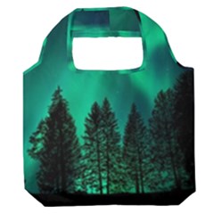 Aurora Northern Lights Phenomenon Atmosphere Sky Premium Foldable Grocery Recycle Bag by Jancukart