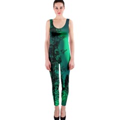 Aurora Northern Lights Celestial Magical Astronomy One Piece Catsuit