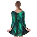 Aurora Northern Lights Celestial Magical Astronomy Long Sleeve Skater Dress View2